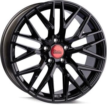 MAM Wheels Rs4 Black Painted 7.5x17 ET 45 5/112 Alufelge Schwarz