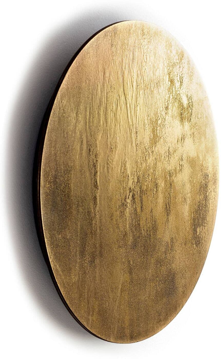 Wandlampe Ring L Nowodvorski Lighting, messing / gold, für Wohn- / Esszimmer, Holz, Modern, Wandleuchte, Wandlampe Innen