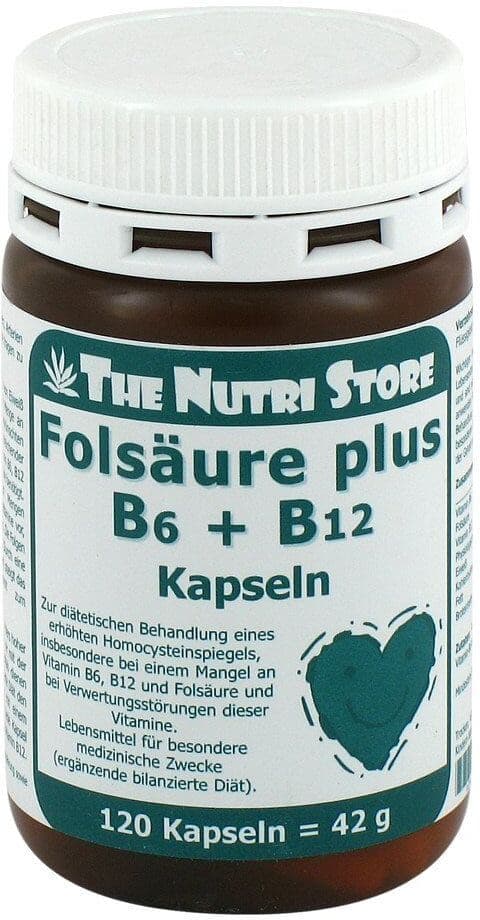 Folsäure + B 12 + B 6 Kapseln