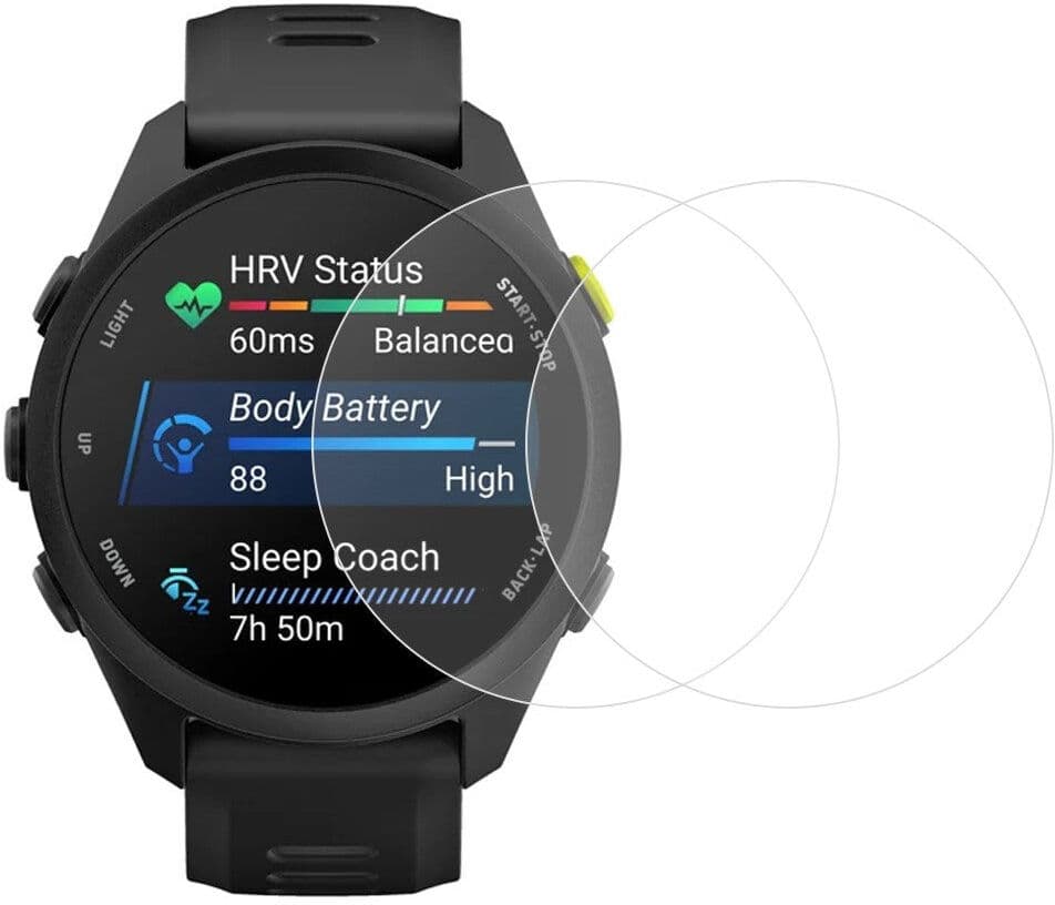 INCOVER Garmin Forerunner 70 Beskyttelsesfilm - 2 stk - Gjennomsiktig