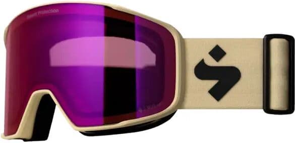 Skibrille Sweet Protection Boondock RIG Reflect (One Size - Rig Bixbite/Matte Cream)