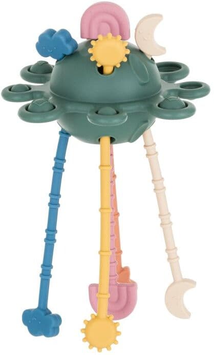 Petite&Mars Crazy planet zabawka edukacyjna 6 m+ Misty Green 1 szt.