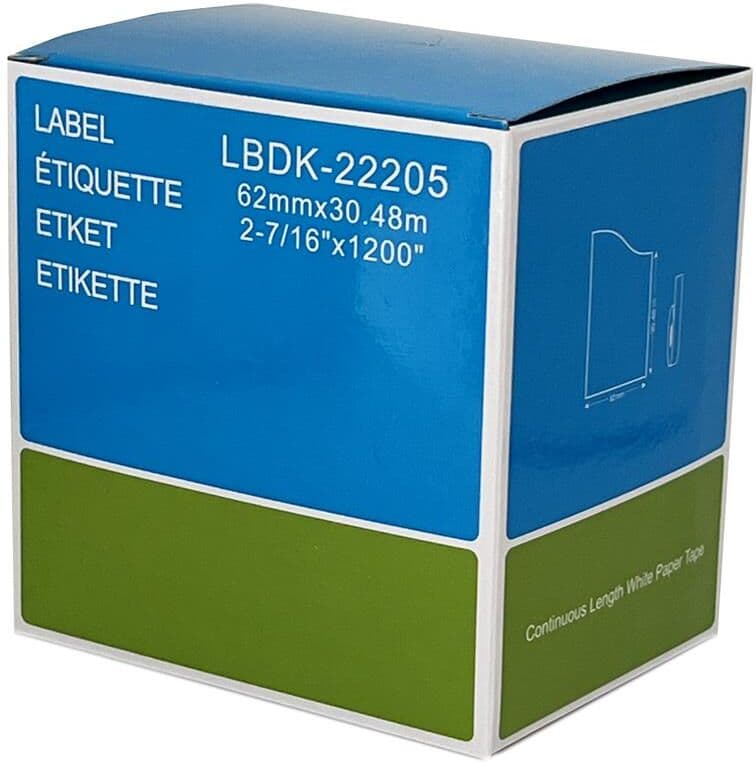 Molabel LBDK-22205 papírszalag (LBDK22205)