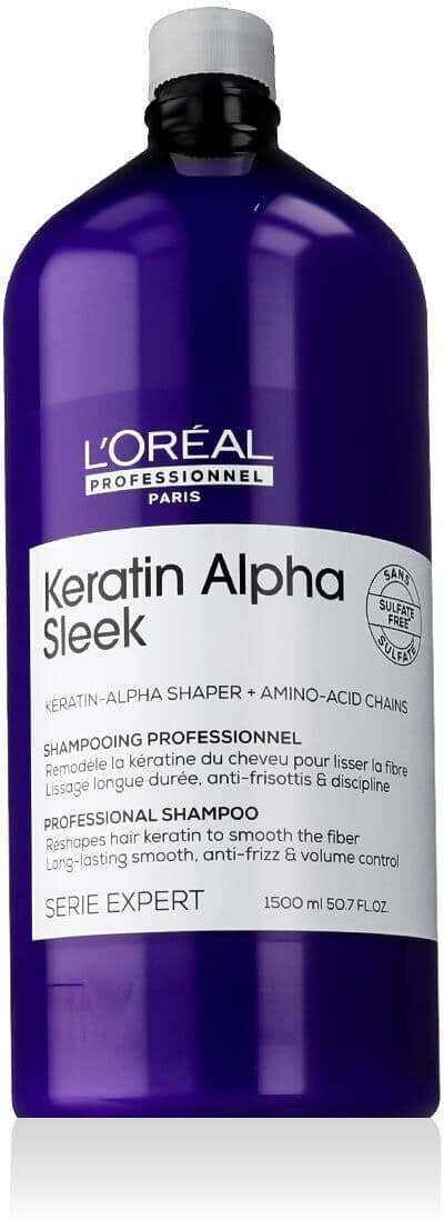 L'Oréal Professionnel Keratin Alpha Sleek Professional Shampoo 1500 ml