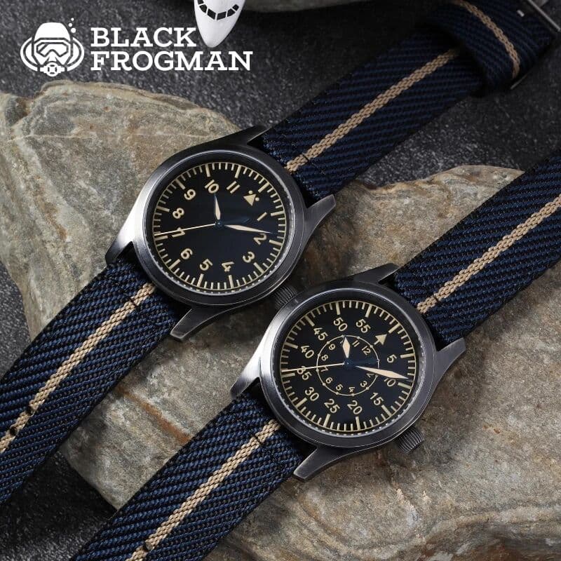 PANKANI Watches for Man Quartz Watch VH31 Sweeping Second Movement Sapphire Crystal BGW9 Luminous 100M Waterproof 36.9mm Vintage Watches