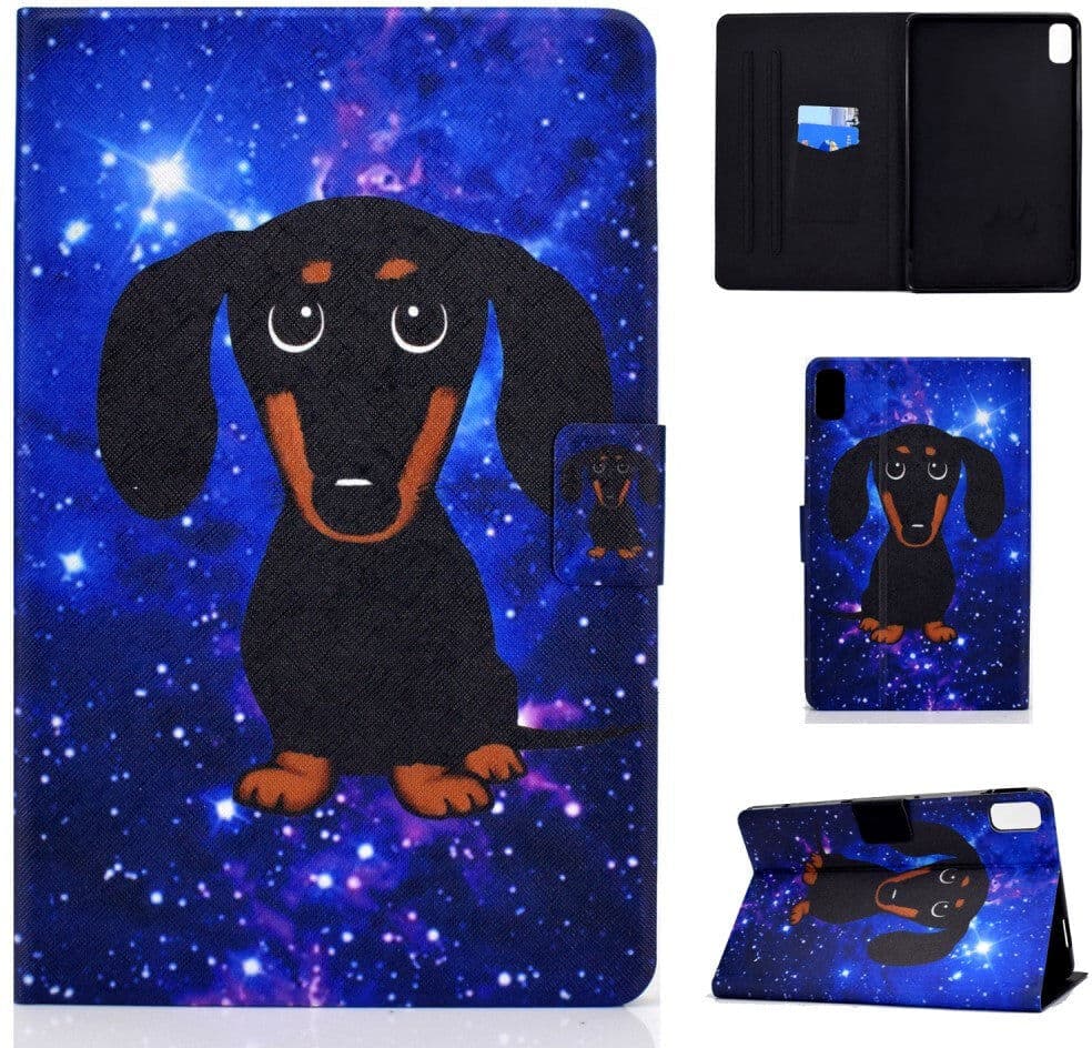 INCOVER Huawei MatePad 10.4" Flip Cover m. Ståfunktion & Kortholder - Hund