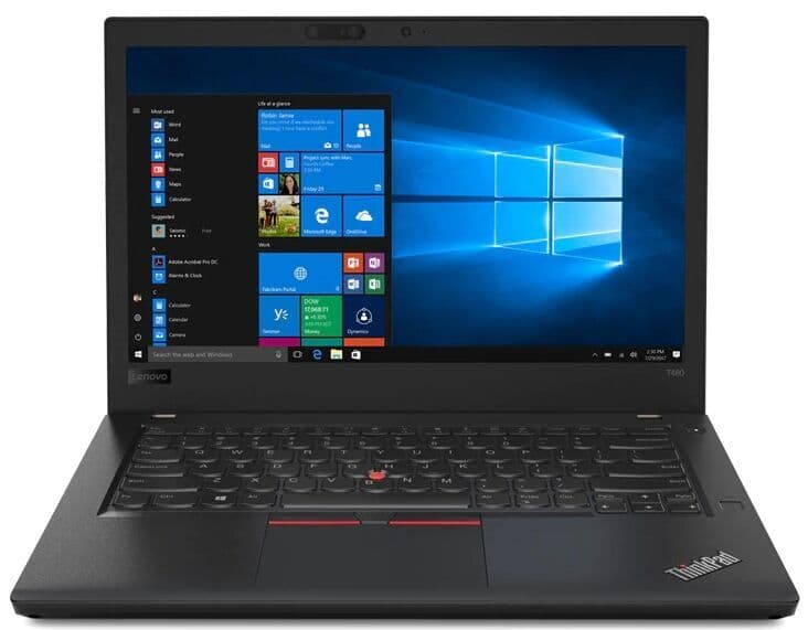 Lenovo ThinkPad T480   i5-8350U   14"   16 GB   256 GB SSD   FHD   Bakgrundsbelyst tangentbord   Win 11 Pro   FR