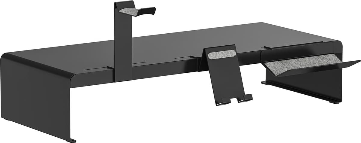 MaxMount Displaystativ I Stål Med Oppbevaringsrom Og Holder