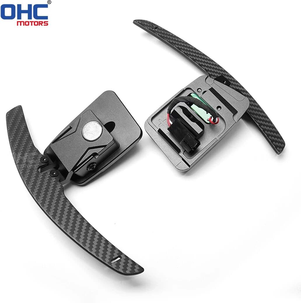 OHC Carbon Fiber Magnetic Paddle Shifter For Jaguar XFL XEL XF Sportbrake F-PACE E-PACE F-TYPE Land Rover Range Rover Sport