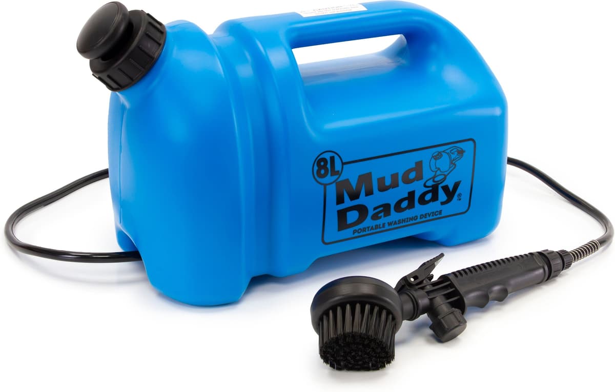 Mud Daddy Blue 8 Litre   Portable Dog Shower   Muddy Dog Wash   Cleaning Muddy Paws   Portable Washer For Dogs   Dog Washer    Outdoor Dog Wash