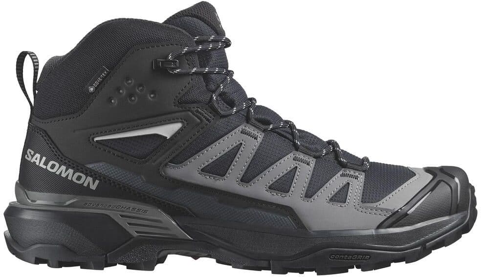 Salomon  - X Ultra 360 Mid Gore-Tex Black Magnet Pewter - 7.5 - Chaussures de randonnée