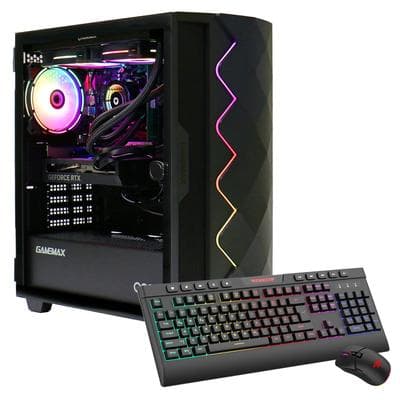 GAMEMAX Gaming-PC "Diamond BK 7685 AMD Ryzen 7 9700X RTX 5070Ti 32GB DDR5 1TB SSD", schwarz, Microsoft Windows 11 Home (64 Bit), RTX 5070 Ti, 32 GB RAM 1.000 GB SSD, Desktop-PCs, DDR5 RAM, Windows 11