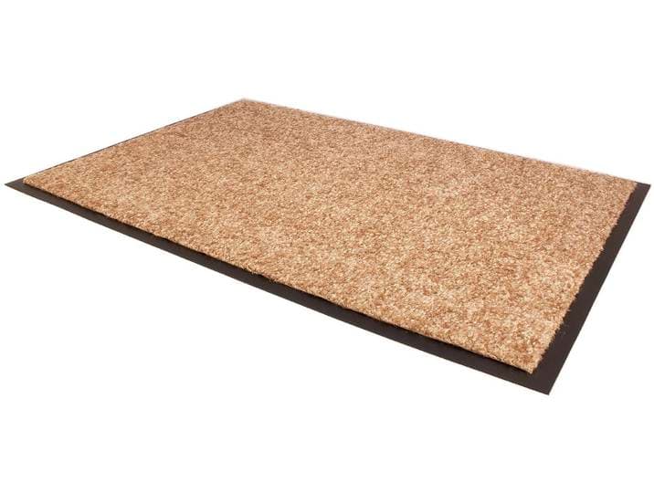 Fussmatte Schmutzfangmatte CLEAN PRO, Made in Belgium , beige (creme), B:120cm H:8mm L:180cm, Polyamid, PRIMAFLOR-IDEEN IN TEXTIL, Teppiche, Fussmatte, Uni-Farben, UV-beständig, strapazierfähig, waschbar