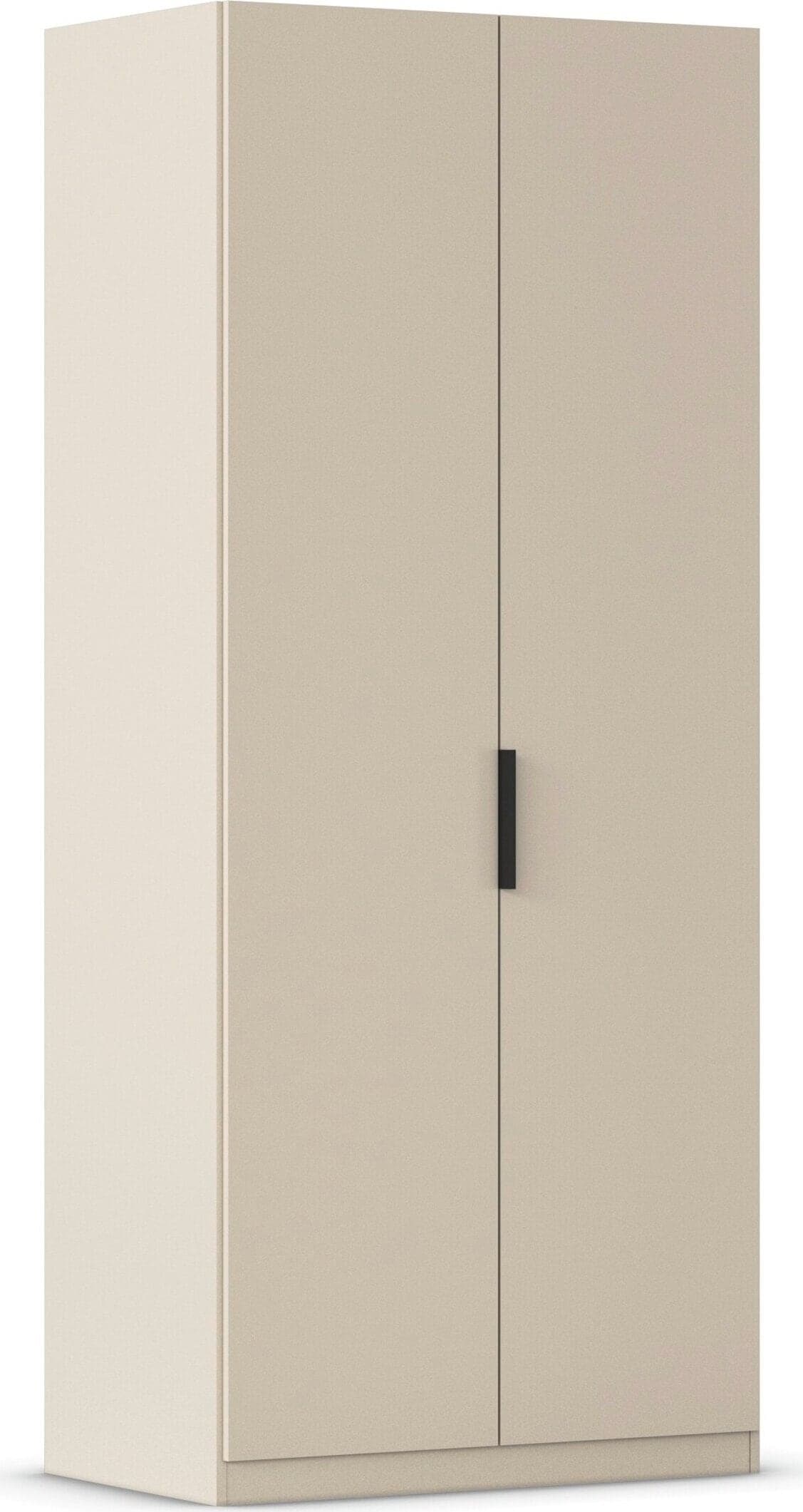 Kleiderschrank OTTO HOME "Schrank Schlafzimmer Garderobe Ankleide WELTNEUHEIT NYLLA by rauch-ONE", kaschmir (champagner), B:91cm H:231cm T:54cm, Holzwerkstoff, Schränke, Kleiderschrank, PATENTIERTES SCHNELLMONTAGESYSTEM schwarzer Griff MADE IN GERMANY