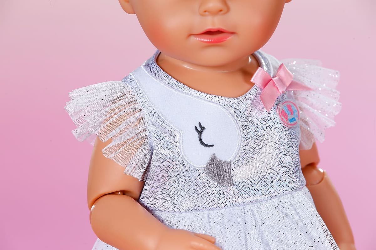 Puppenkleidung BABY BORN "Ballerina-Outfit, 43cm", weiss (bunt), Puppenkleidung, Baby, Puppenkleidung bunt Einheitsgröße