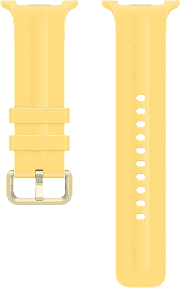 Correa - Samsung, Para Galaxy Watch9, Compatible con Watch8, Fácil Ajuste, Sport Band, Talla S/M, Amarillo