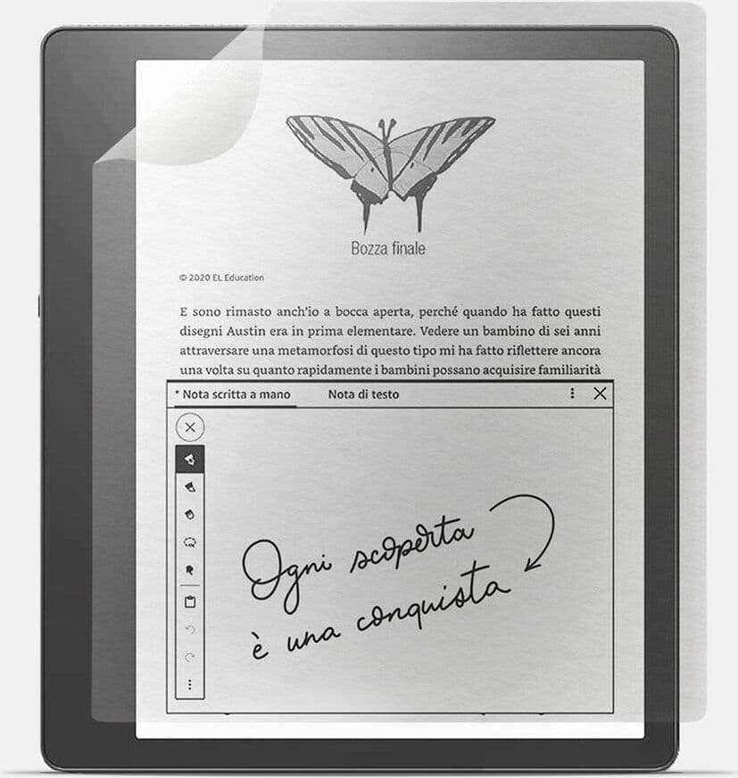 Doodroo Amazon Kindle Scribe 11th Generation (2022) Paper Feel Beskyttelsesfilm - 2 Stk. - Gennemsigtig
