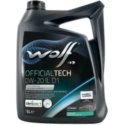 Wolf OfficialTech 0W-20 IL D1 5 l
