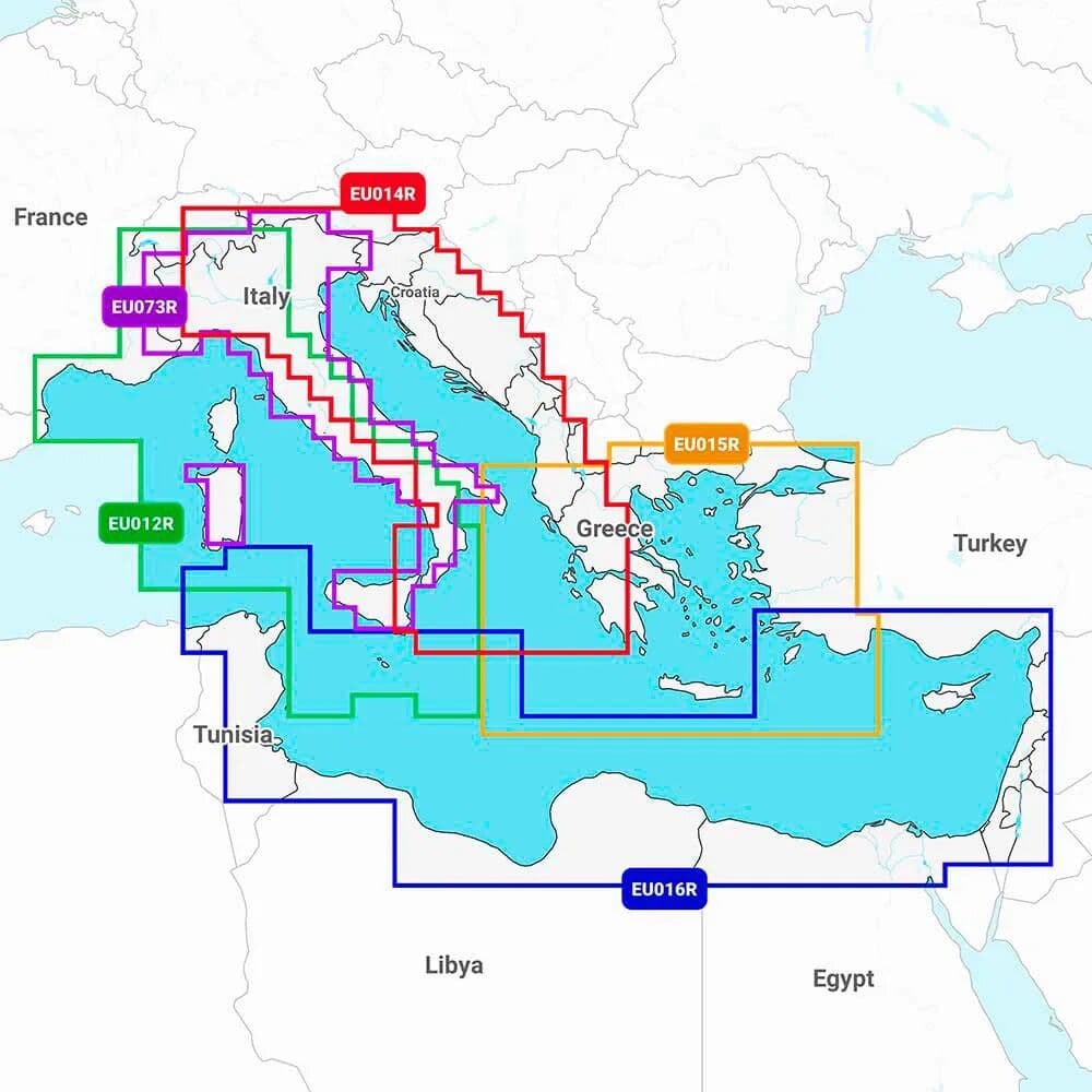Navionics Cartas Marinas De Las Costas E Islas Del Tirreno Multicolour One Size