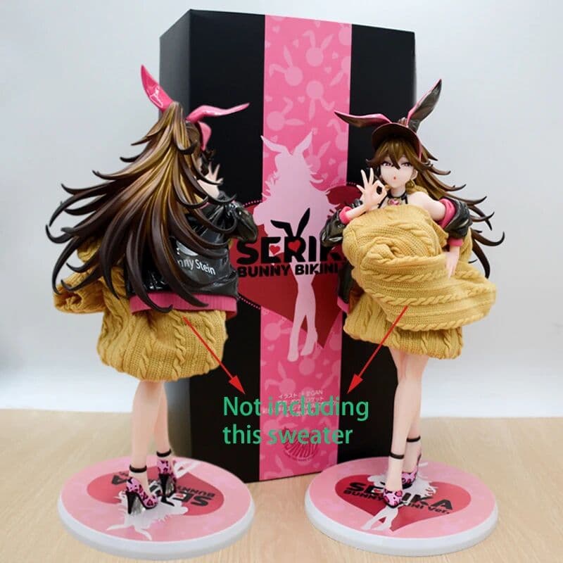 XIWANXILE Native Serika Bunny Girl Anime Figure FREEing Heavy Metal Dark Fantasy Arshes Nei Action Figure Collectible Model Doll Toys Gift