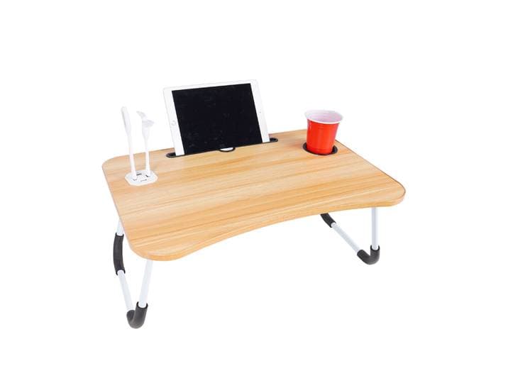 Klapptisch multifunktional mit USB nature