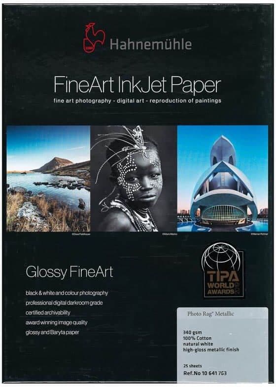 Hahnemühle Photo Photo Rag Metallic – A3+ (25 Ark)