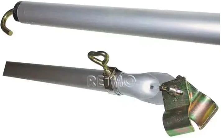 Teltstang Med Krok Ø22/19 Mm I Stål 160-260 Cm