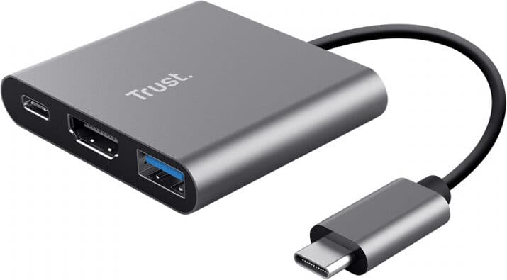Trust Dalyx 3-In-1 Multiport Usb-C Adapter