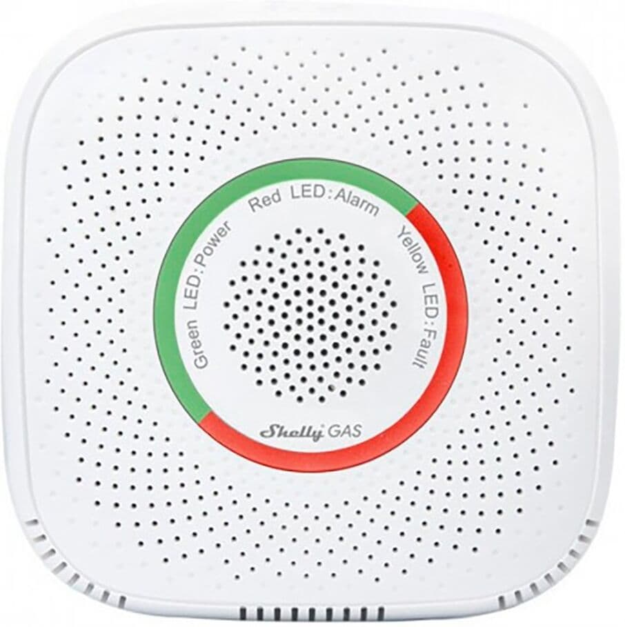 SHELLY Detector Wi-Fi Gas Natural CNG. Blanco