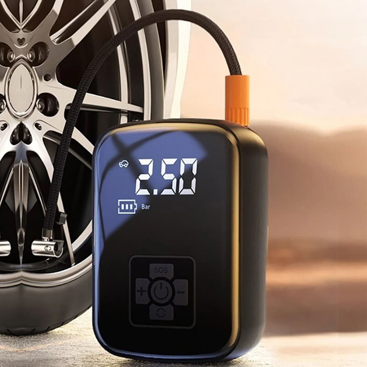 DY&LM Car Tire Inflator Mini Air Compressor 12V 150PSI Portable Electric Air Pump  For Motorcycle Bicycle Tire Air Filling Pump ﻿