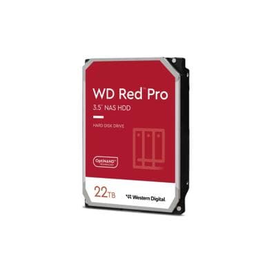 WESTERN DIGITAL interne HDD-Festplatte "Red Pro", rot, 22 TB, Festplatten