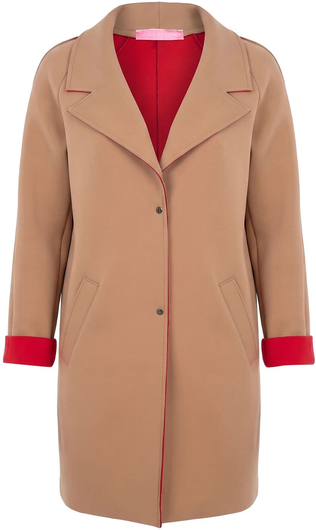La Fille Des Fleurs Sobretodo y gabardina Mujer Marrón claro M,S,XL Mujer
