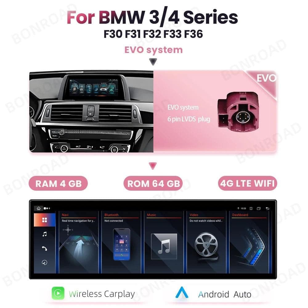 Selius Multimedia Unit Auto – Autoradio met 14,9 Inch HD Touchscreen – Navigatiesysteem met CarPlay en Android Auto