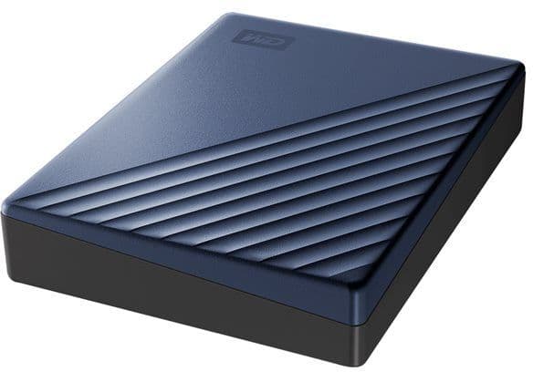 Western Digital Wd my passport ultra 4tb blue usb-c/usb3.0 hdd 2.5inch metal finish rtl portable