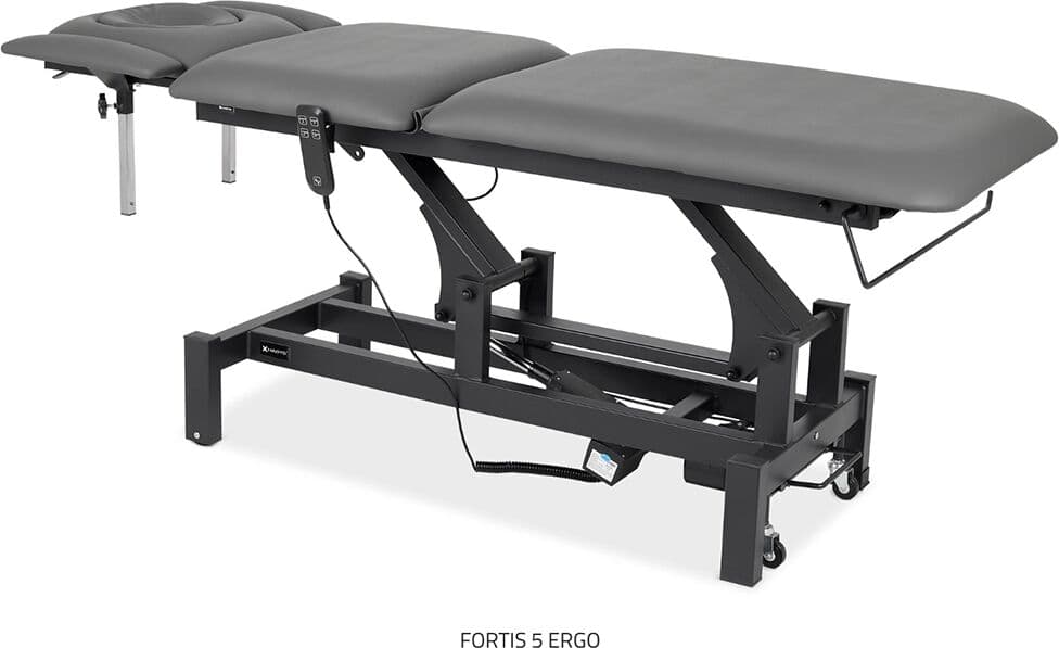 Habys Lettino Elettrico da massaggio per fisioterapia Professionale Fortis 5 ERGO – Grigio Scuro Telecomando