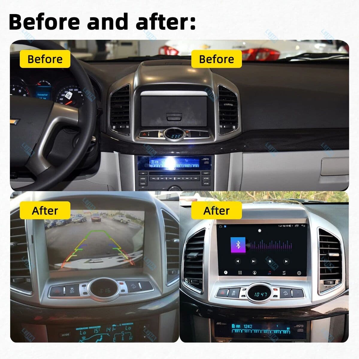 DUTRIEUX Car Multimedia Player For Chevrolet Captiva 2012 - 2017 Android Car Radio Carplay Auto GPS Navigation Head Unit Stereo 2 Din 4G