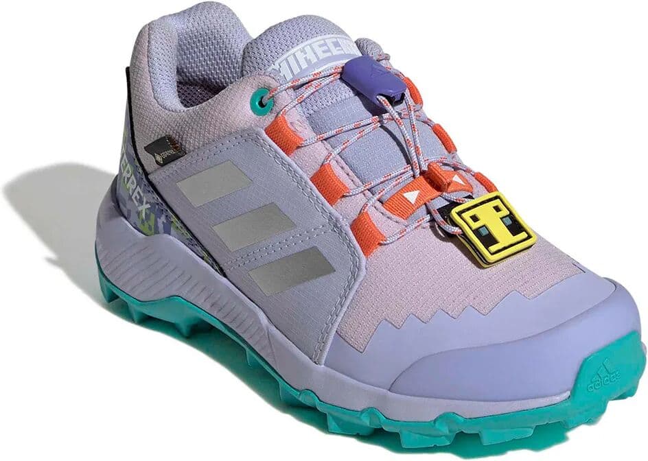 Adidas Zapatillas De Senderismo Minecraft Terrex Gore-tex® Ice Lavender / Matte Silver / Semi Impact Orange EU 37 1/3