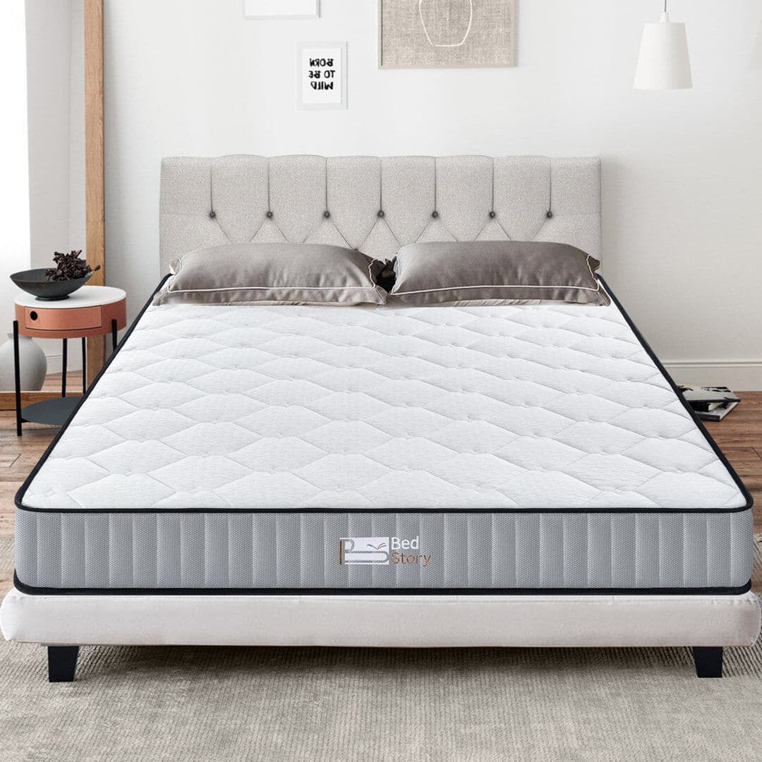 Bedstory 16cm Firm King Size 150×200cm Spring Mattress in a Box
