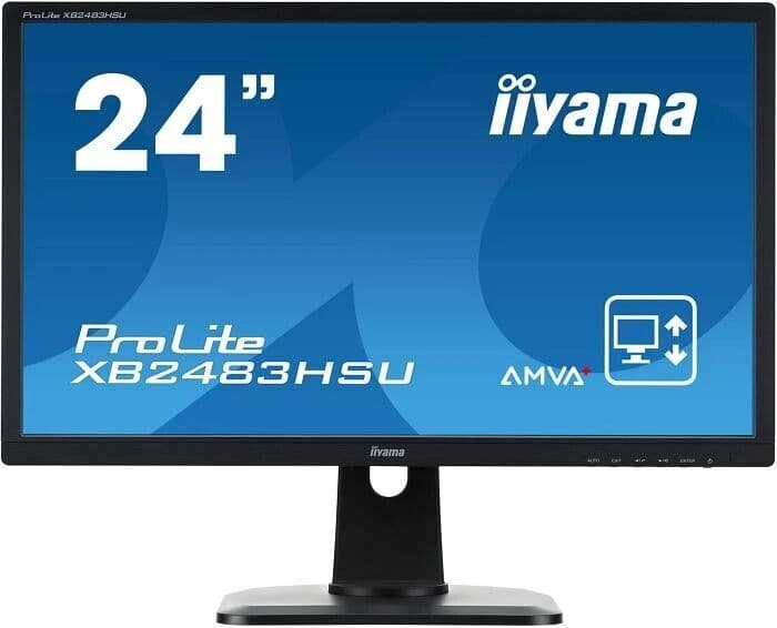 IIYAMA ProLite XB2483HSU-B1   24"   with stand   black - Refurbished