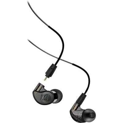 MEE audio M6 PRO In Ear Kopfhörer kabelgebunden Schwarz Headset, Schweißresistent -