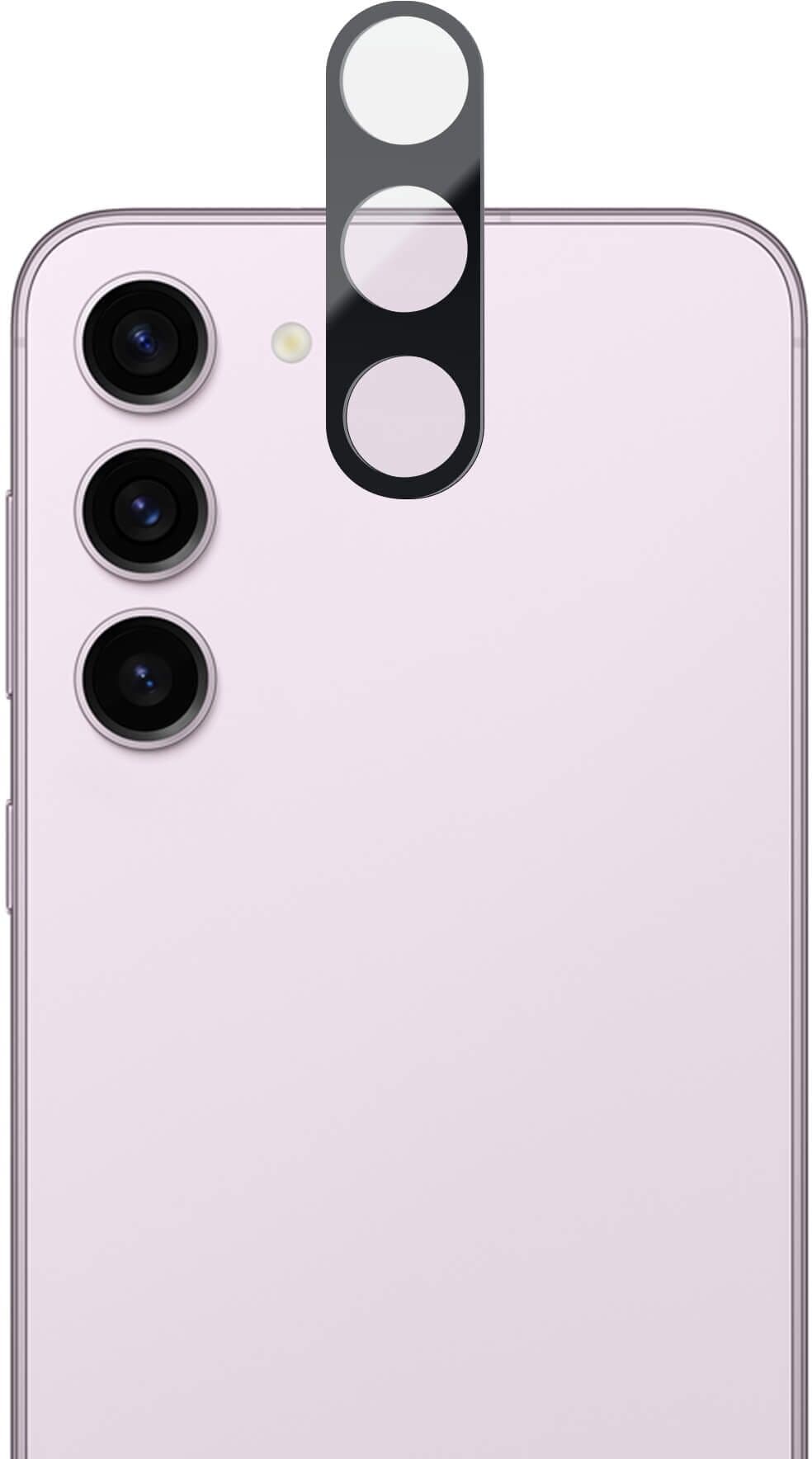 Samsung Galaxy S23 5G / S23+ 5G Hupsis Takakameran Panssarilasi, Musta