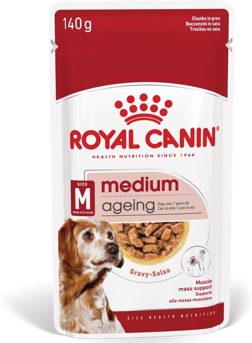 Royal Canin Medium Senior Busta Multipack 20x140G CARNI E DERIVATI