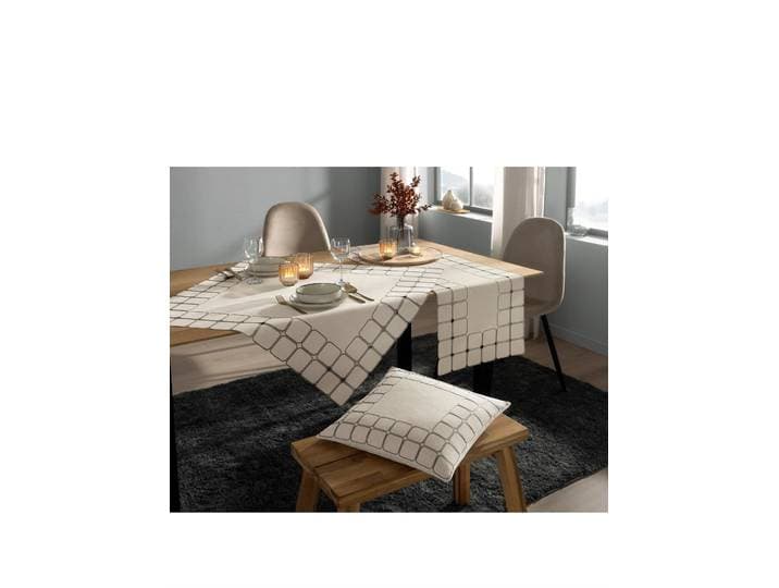 Tischdecke Gr. 3, beige (sand), B:40cm L:140cm, Tischdecken, Tischdecke