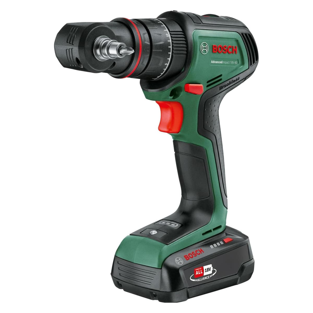 Bosch Home & Garden AdvancedImpact 18V-80 QuickSnap (Schlagbohrmaschine) (06039E2104)