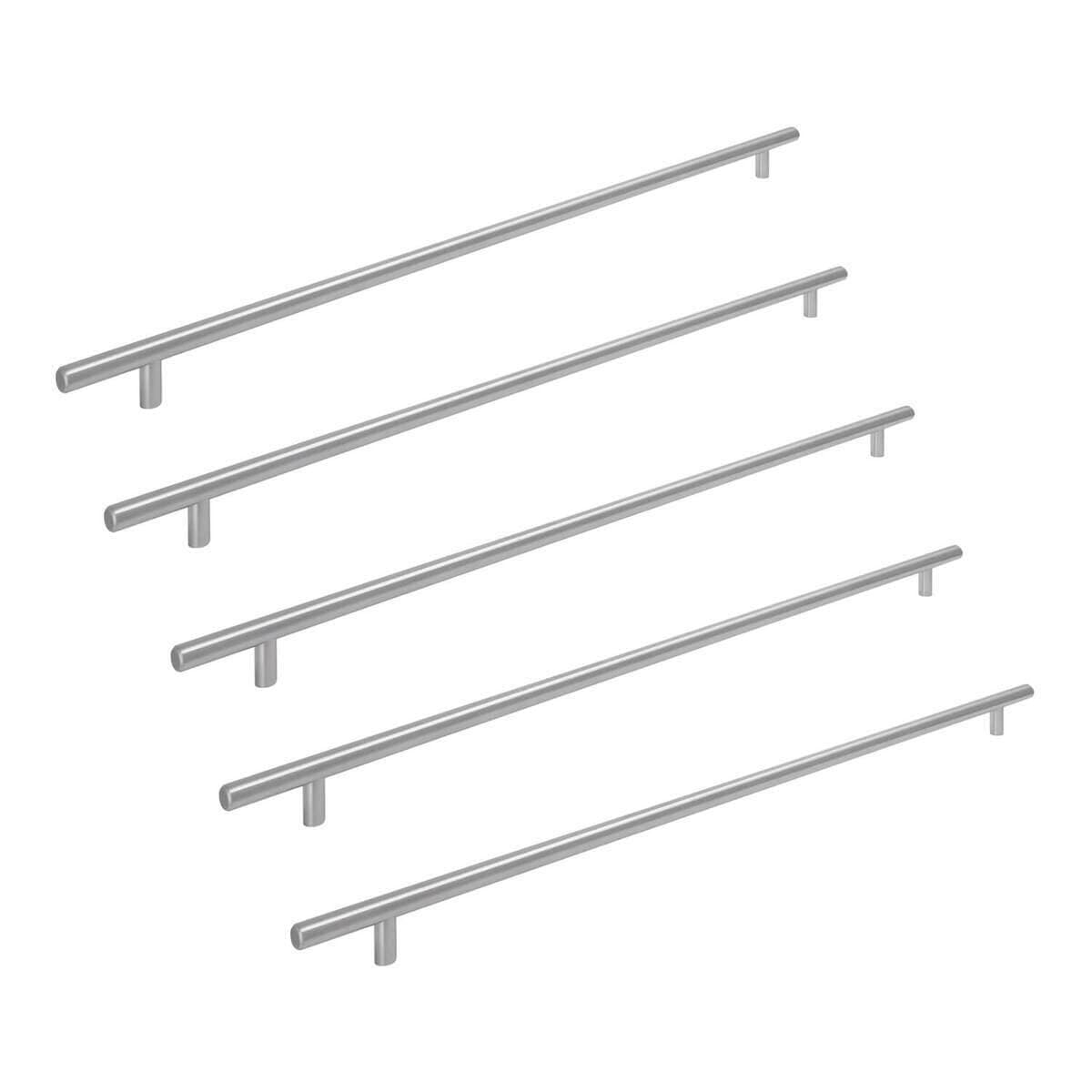 siwitec Möbelgriff 1408 aus Edelstahl, verschiedene Lochabstände und grosse Grössen, robuster Griff