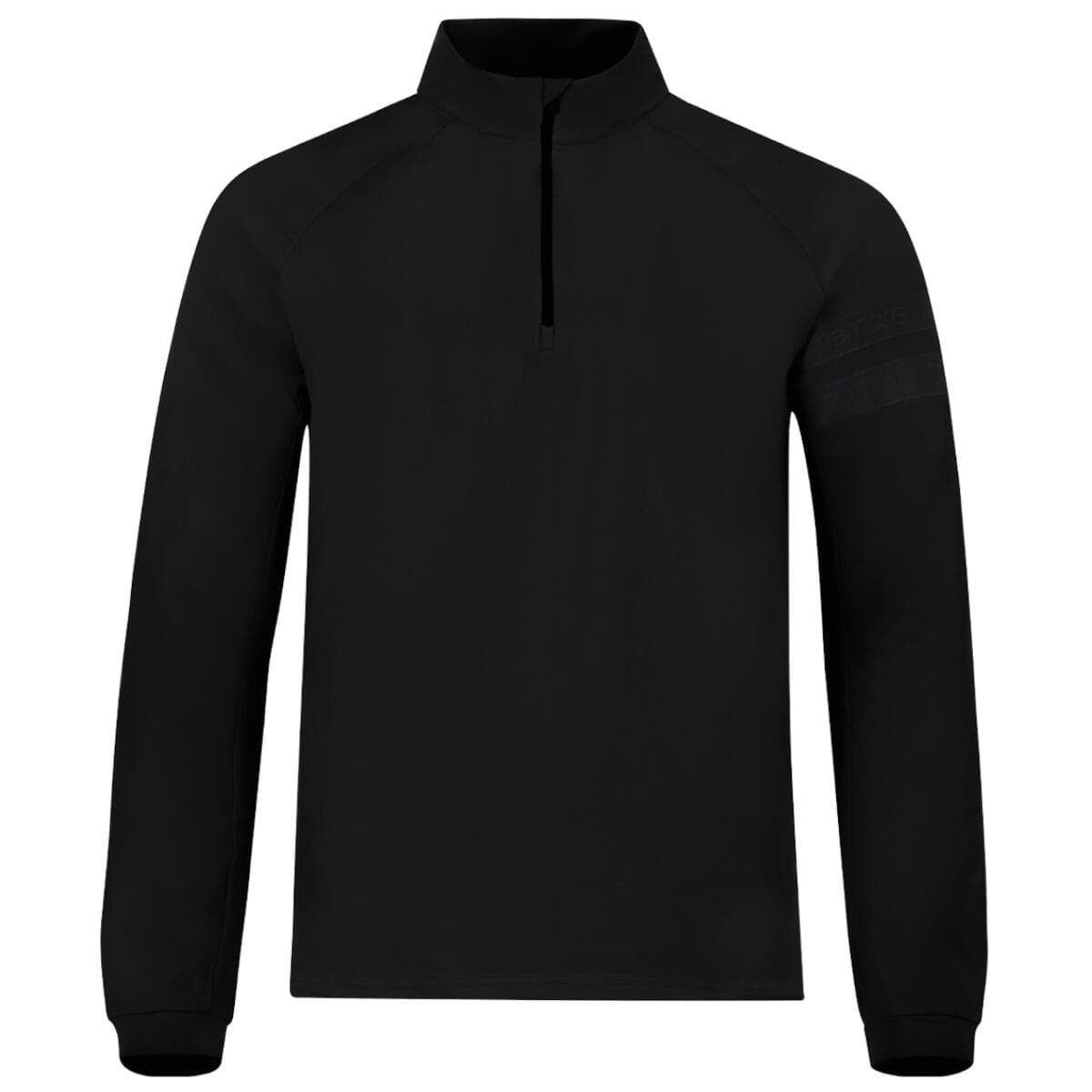 ONEMORE 631 Herren Half Zip Rollkragenpullover schwarz, XL