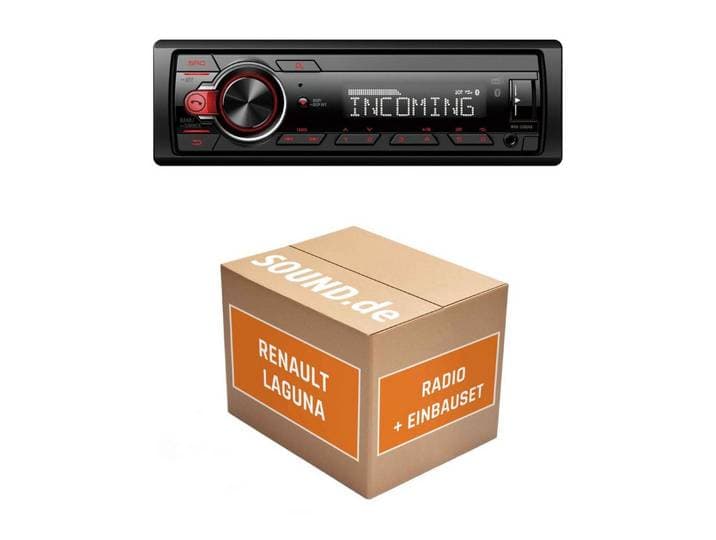JUST SOUND best choice for caraudio Autoradio Einbaupaket für Renault Laguna 2 Update List Telefonieren Autoradio (RDS, AM/FM Radio, Animiertes Display, Freisprecheinrichtung, 1 DIN)