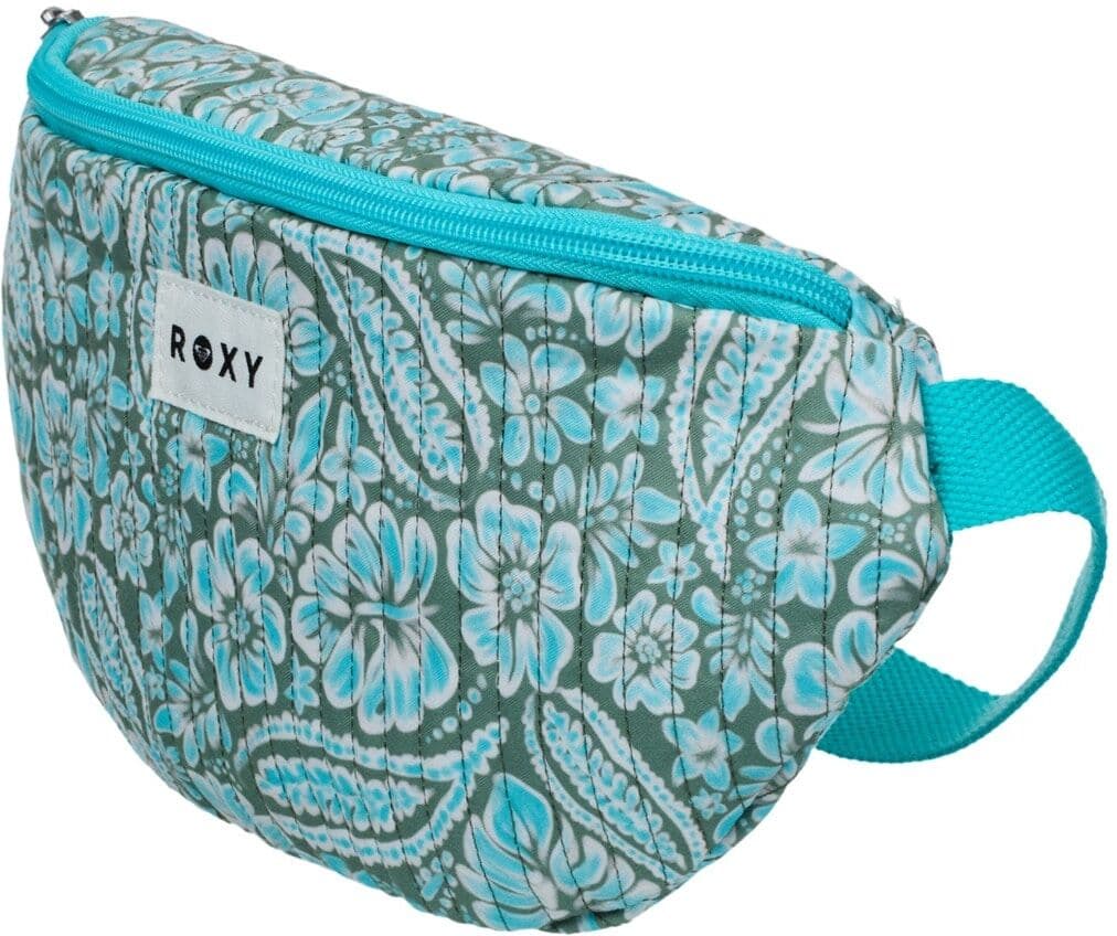 Gürteltasche ROXY "Wildest Dream", Damen, blau (oil grün wildside paisley), Kunstfaser, Taschen Gürteltasche