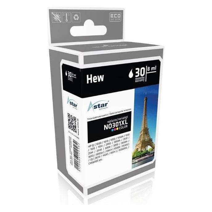 Astar Farbe  - Tintenpatrone - für Deskjet 1050A J410, 1051A J410, 10XX, 1 (C, M, Y) (AS15546)