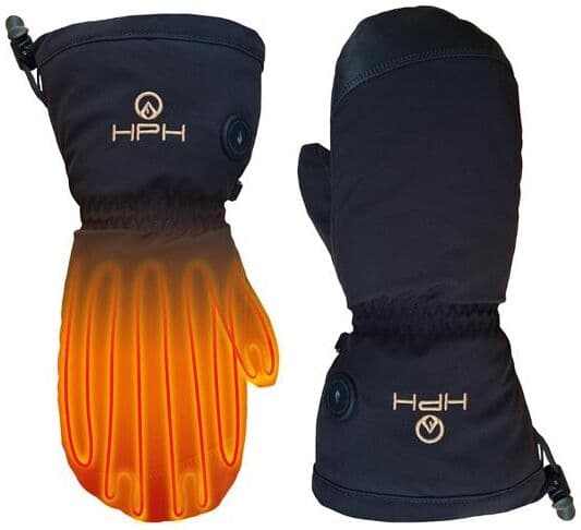 Happyhot Heated Gloves Hemsedal, Black 43 / 44